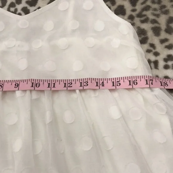 Gilli White / Off White Polka Dot Summer Dress Size Small - Picture 12 of 16